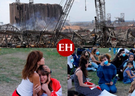 FOTOS: Llanto, shock y búsqueda de más víctimas en una devastada Beirut