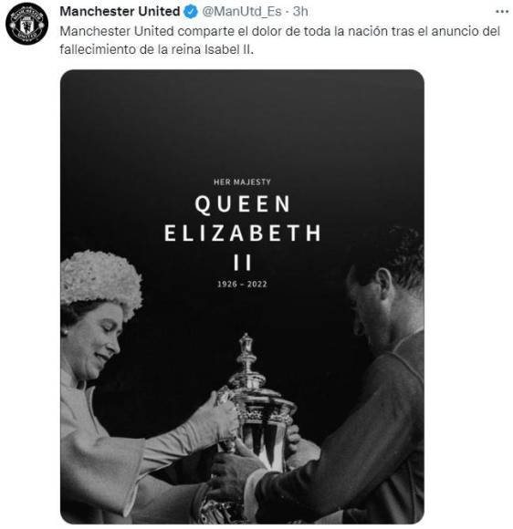 Muestras de pesar: Así llora el fútbol inglés la muerte de Isabel II
