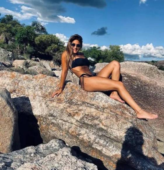 La bella novia del nuevo fichaje del Olimpia, Ignacio Colombini