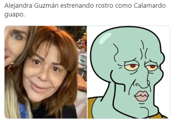 Los crueles memes contra Alejandra Guzmán tras destruir su rostro con cirugías