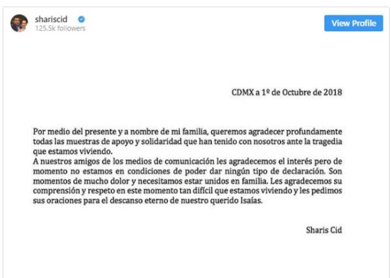 Asesinan a balazos a Isaías Gómez, esposo de famosa actriz mexicana