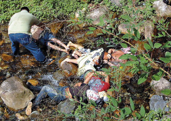 Ejecutados cuatro jóvenes en San Francisco, Atlántida, al norte de Honduras