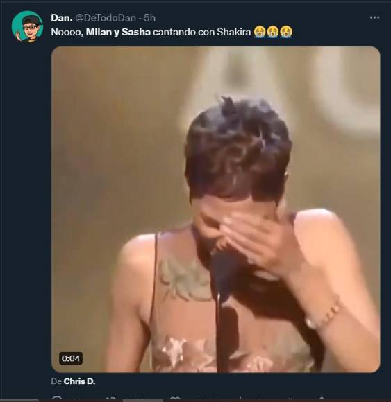 Milan y Sasha cantando con Shakira generan ola de memes
