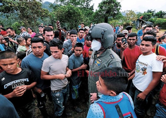 Milagro en sierra de omoa, familias libran tempestad