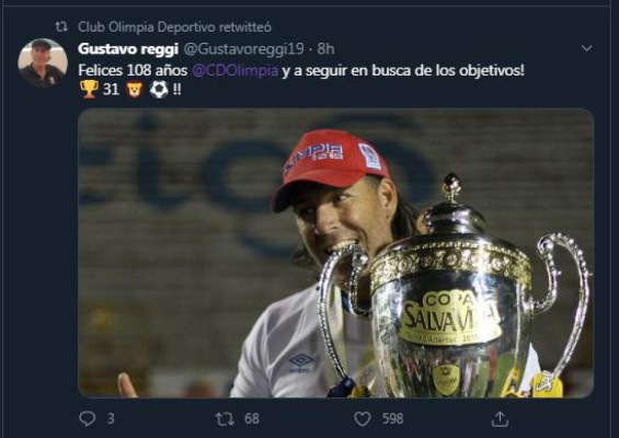 FOTOS: Así felicitaron al Olimpia por sus 108 años de historia