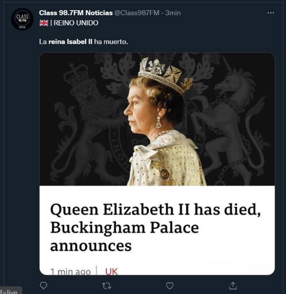 Así informó el mundo la muerte de la reina Isabel II