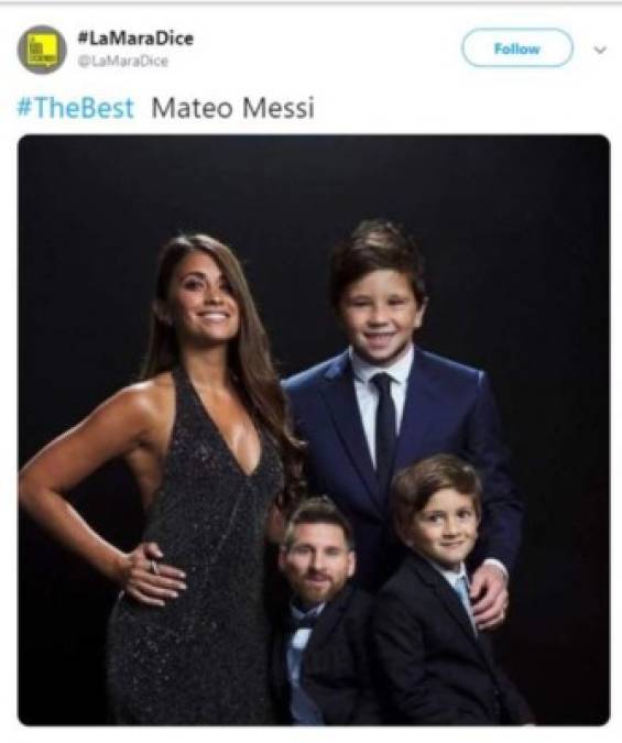 Mateo Messi protagoniza los mejores memes tras la entrega The Best 2019