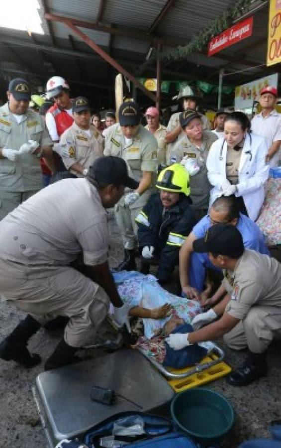 Titánica labor de rescate en el mayoreo