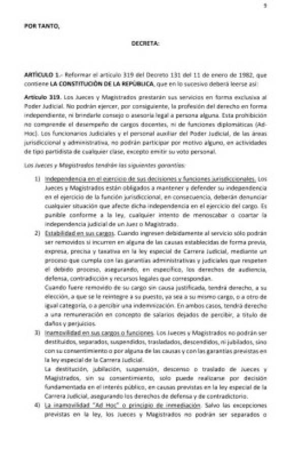 Honduras: La Maccih quiere una reforma para fortalecer a jueces