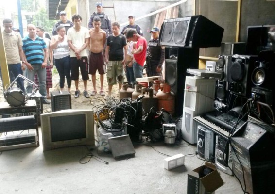 Capturan banda de asalta viviendas en Choloma &nbsp;&nbsp;