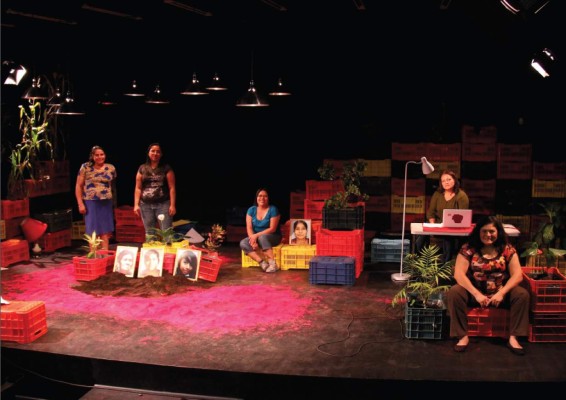 Las poderosas teatro de Guatemala, en memorias