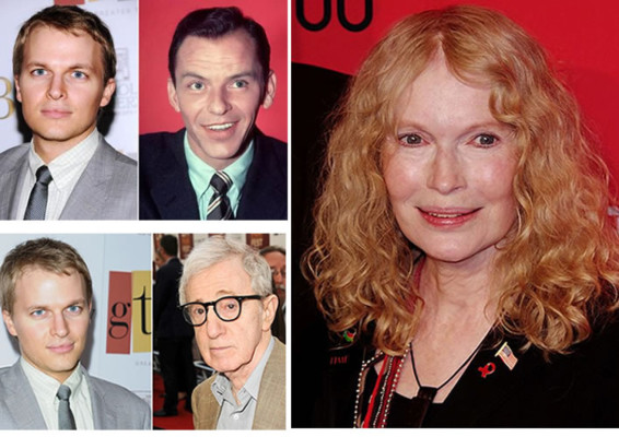 Mia Farrow revela que tuvo hijo con Frank Sinatra y no con Woody Allen
