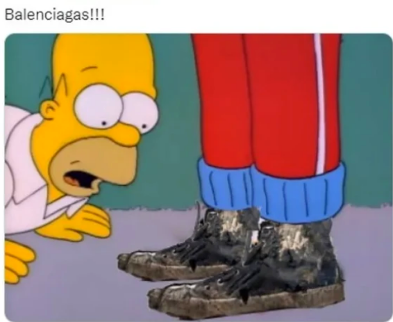 Los divertidos memes que dejó la nueva colección de tenis de Balenciaga