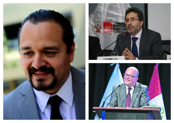 Ellos son los tres primeros miembros de Maccih que arriban a Honduras