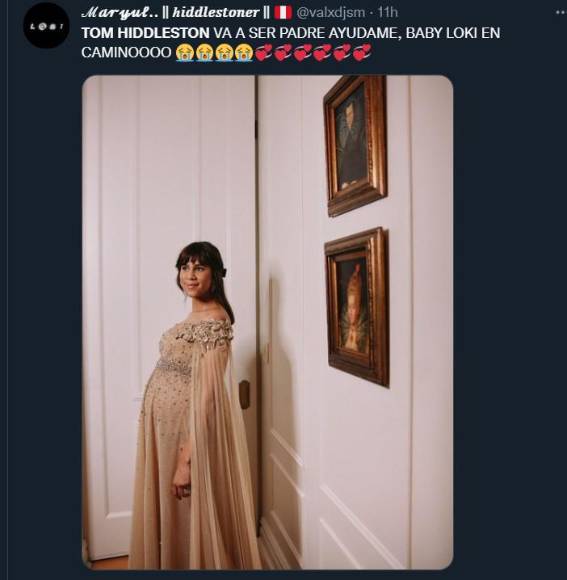 Tom Hiddleston se convertirá en padre y las redes explotan con divertidos memes de “baby Loki”