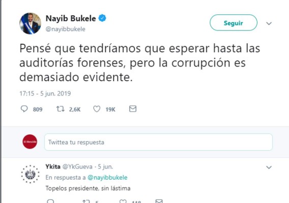 Despidos, reclamos y órdenes: los tuits más controversiales de Nayib Bukele, presidente de El Salvador