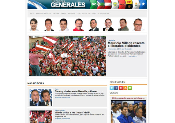 Especial elecciones generales en ElHeraldo.hn