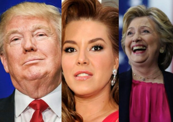 Trump dice que Clinton fue usada por la 'estafadora' Alicia Machado&nbsp;