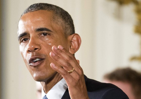 Obama llora al anunciar acción ejecutiva sobre control de armas en EE UU&nbsp;&nbsp;