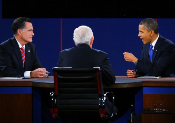 Mitt Romney hace aparecer a Latinoamérica en el debate