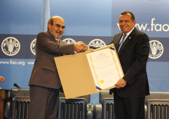 La FAO premia a 11 países por reducir el hambre a la mitad