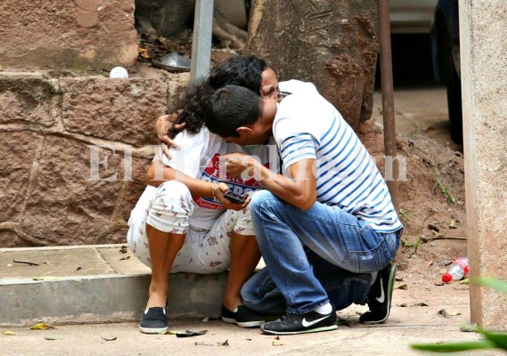 15 imágenes que muestran la muerte y el luto en la capital de Honduras este sábado