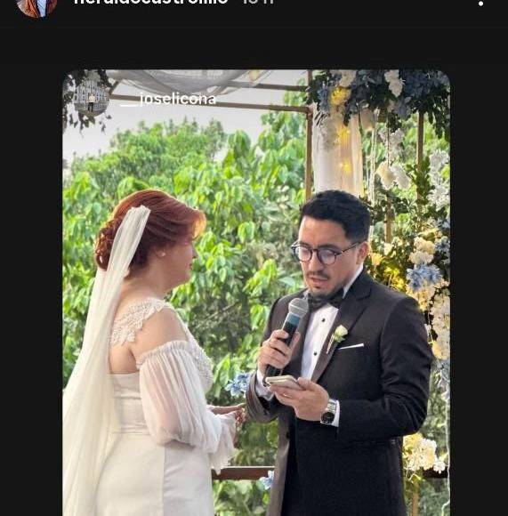 Las imágenes de la boda de Hannah Ponce en Copán; su padre la casó