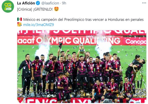 Prensa mexicana destaca triunfo tricolor y reconoce el esfuerzo de Honduras (Fotos)