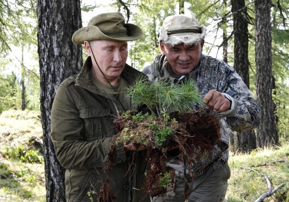 FOTOS: Las campestres vacaciones de Vladimir Putin en Siberia