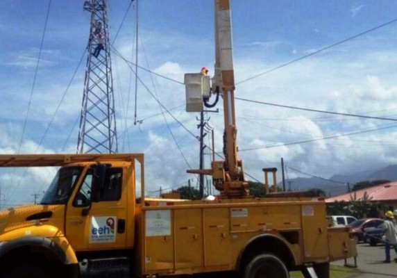 Barrios y colonias que estarán sin energía eléctrica este lunes en Honduras