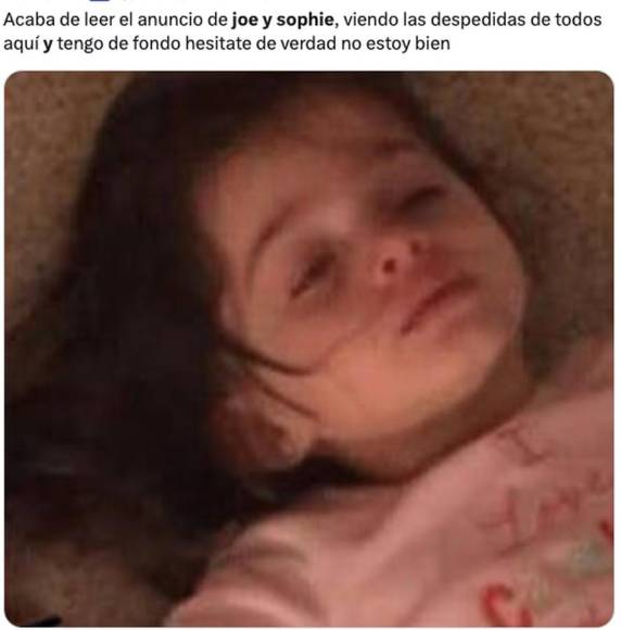 Joe Jonas y Sophie Turner ponen fin a su matrimonio y las redes explotan con memes