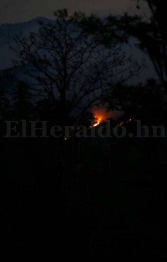 Honduras: Incendio amenaza ahora a montaña de La Tigra