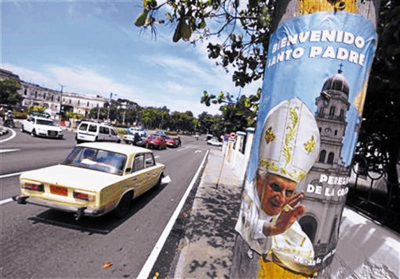 Mañana arriba el papa Benedicto XVI a Cuba