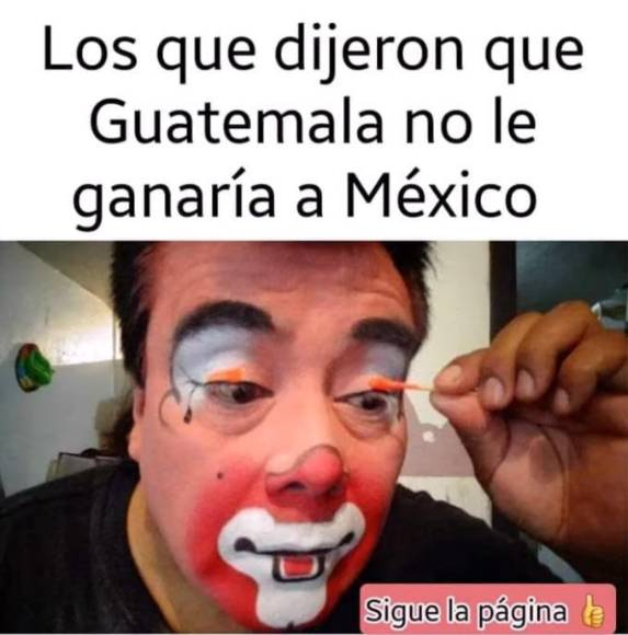 Imperdibles memes de la derrota de México ante Guatemala