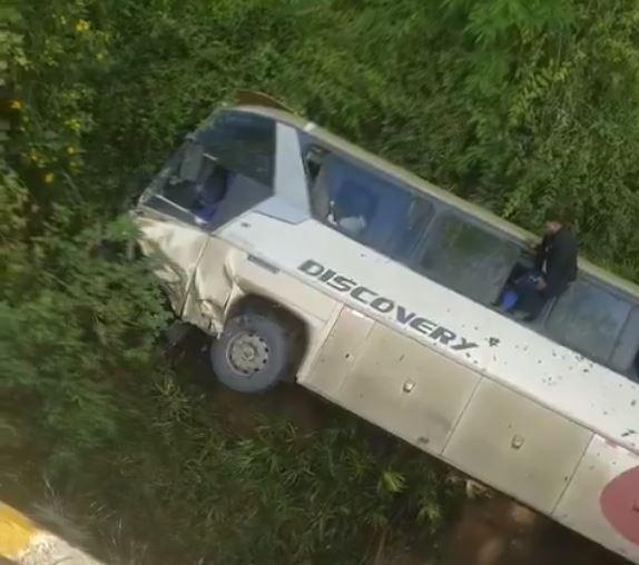 Las primeras imágenes del fatal accidente en carretera a Olancho