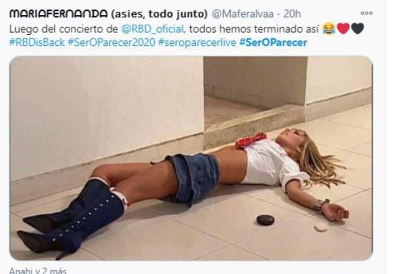 Los mejores memes que dejó el concierto 'Ser o parecer' de RBD