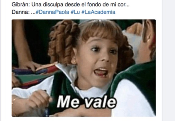 Los graciosos memes que desató el pleito entre Danna Paola y alumno de La Academia
