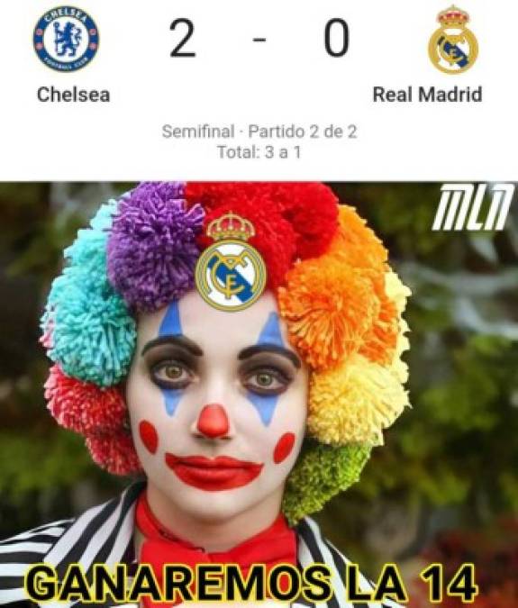 Memes destrozan al Real Madrid tras eliminación ante el Chelsea en la Champions