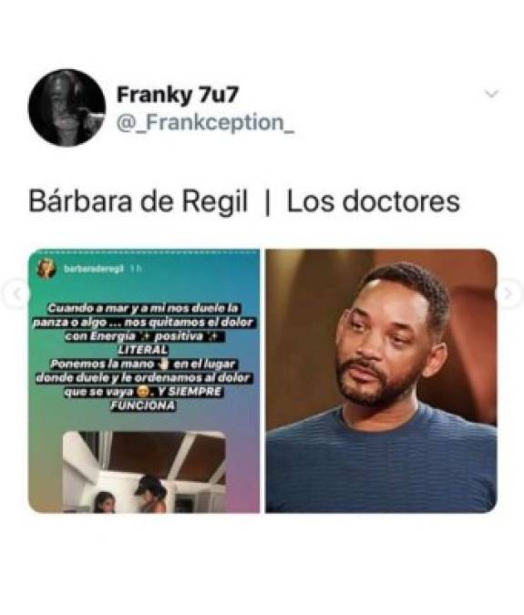 Los divertidos memes por la 'técnica' de Bárbara de Regil para curar el dolor