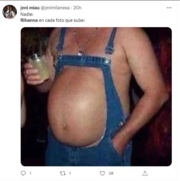 Las redes explotan con memes por el primogénito de Rihanna