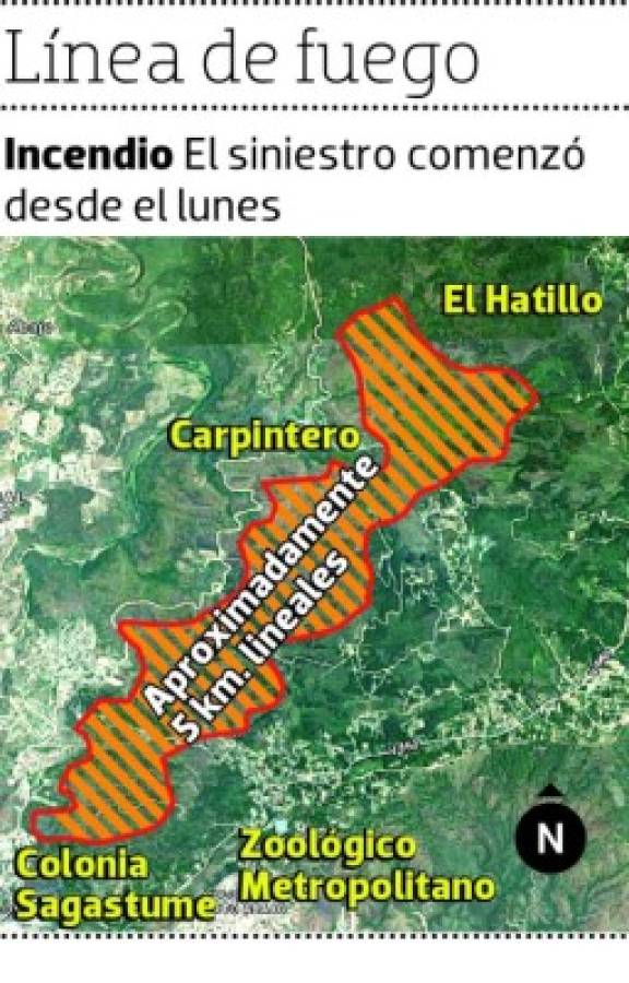 Más de 100 hectáreas reducidas a cenizas en siniestro en El Hatillo