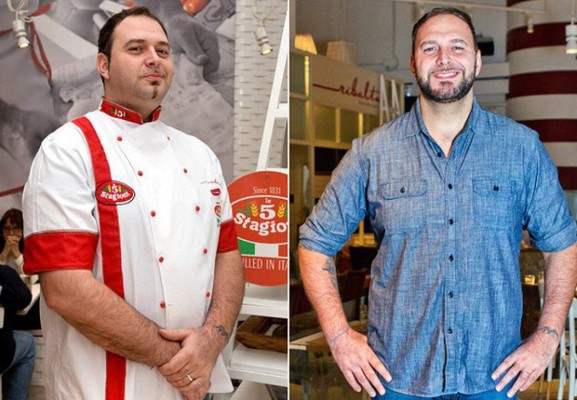 Chef baja 45 kilos alimentándose solamente con pizza