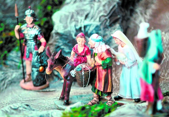 Un nacimiento inspirado en la Belén renacentista