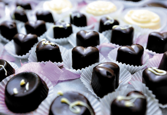 Una pequeña fábrica de chocolates