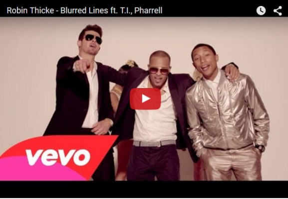 Robin Thicke reveló detalles detrás de grabación de exitoso video musical