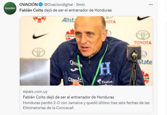 Así reaccionó la prensa internacional tras la separación de Coito de la Selección de Honduras