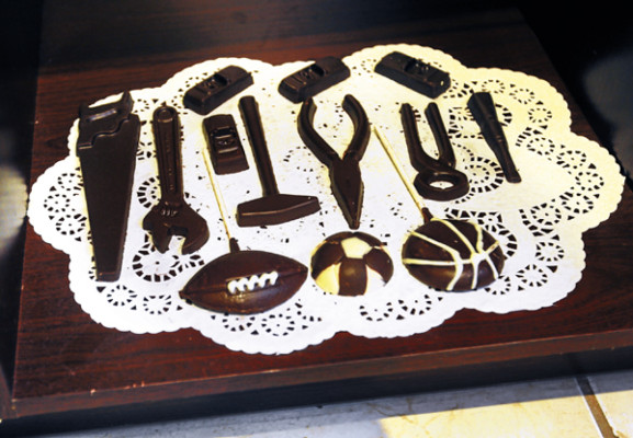 Exclusivas creaciones de chocolate