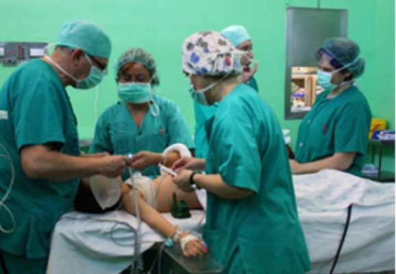 A tope sala de niños quemados del Hospital Escuela Universitario&nbsp;&nbsp;