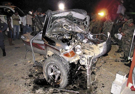 Dos muertos y dos heridos en accidente en el sur de Honduras