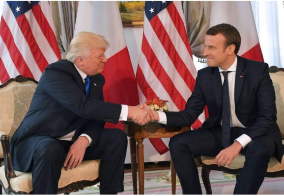 Presidente francés Macron asegura a Trump su 'total' solidaridad con los aliados&nbsp;&nbsp;